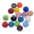mixed colour loose Ball clay beads for DIY fashion jewelrys